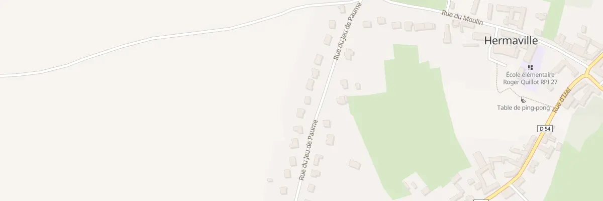 Plan du 14 Rue du Jeu de Paume à Hermaville