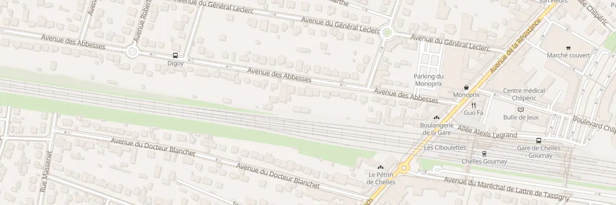 Plan du 27 Av des Abbesses à Chelles