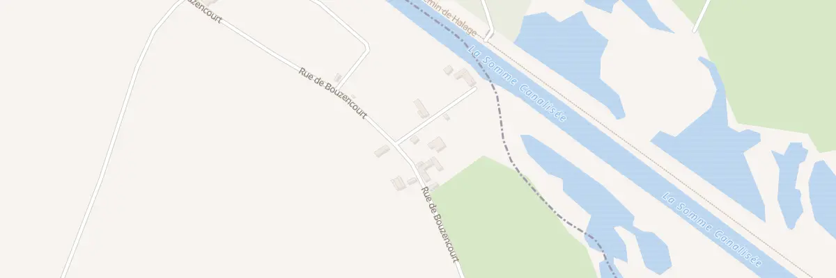 Plan du 8 Rue de Bouzencourt au Hamel