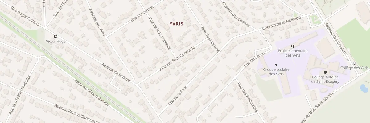 Plan du 16 Av de la Concorde à Noisy-le-Grand