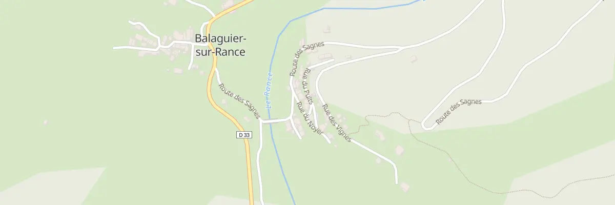Plan du 5026 Balaguier sur Rance à Balaguier-sur-Rance