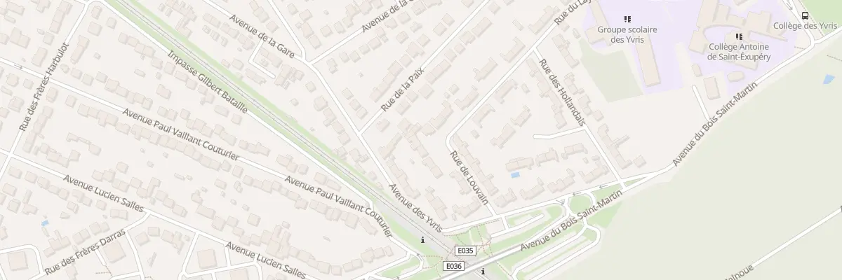 Plan du 13 Rue de Louvain à Noisy-le-Grand