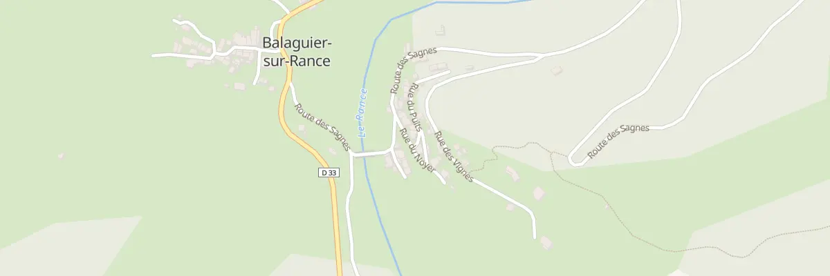 Plan du 5025 Balaguier sur Rance à Balaguier-sur-Rance