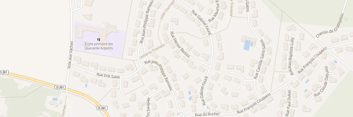 Plan du 7 Rue Hector Berlioz à Santeny