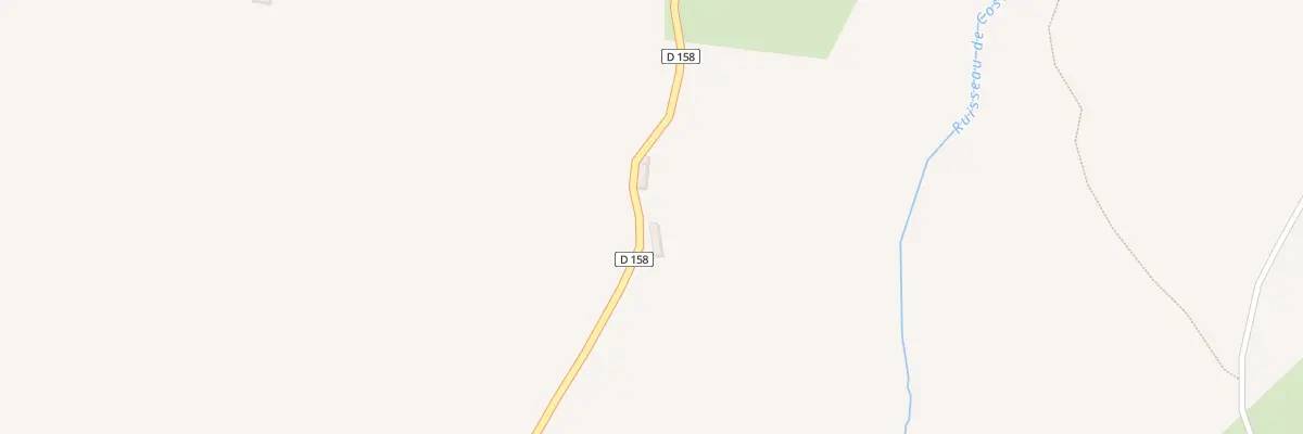 Plan du 1 Costes Bas à Polminhac