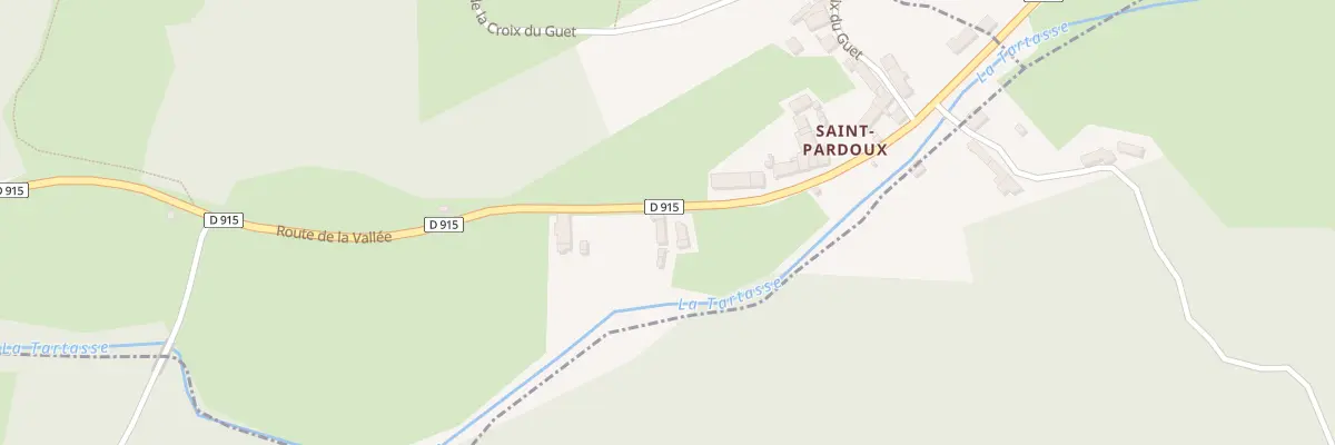 Plan du 1 Rte de la Vallée à La Petite-Marche