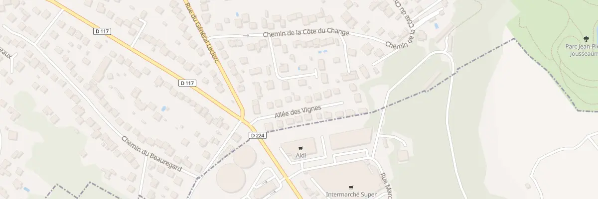 Plan du 9 All des Vignes à Montfermeil