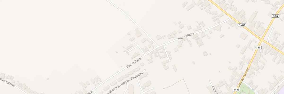 Plan du 18 Rue Voltaire à Haillicourt