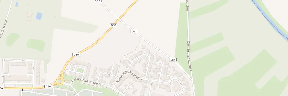 Plan du 50 Rue Georges Pompidou à Combs-la-Ville