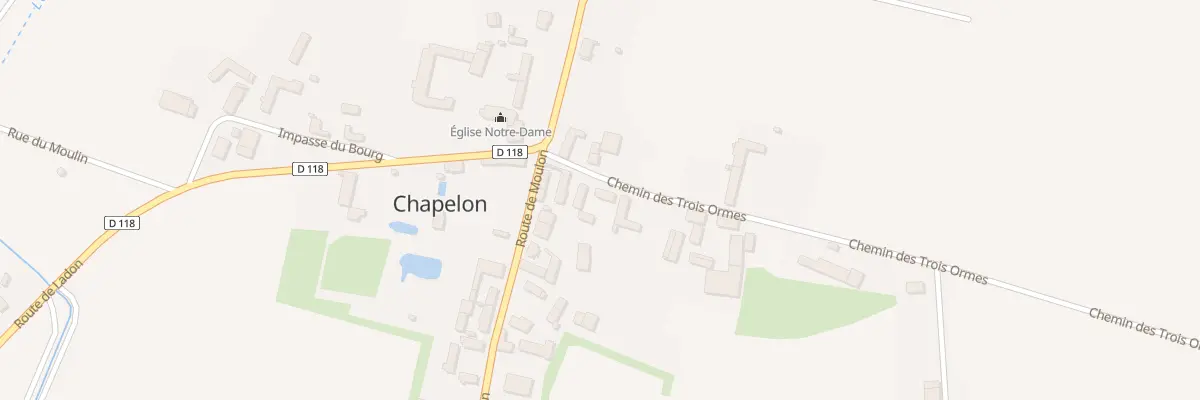 Plan du 5 Che des Trois Ormes à Chapelon