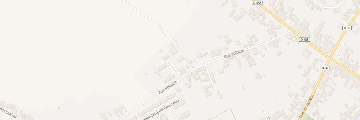 Plan du 18E Rue Voltaire à Haillicourt