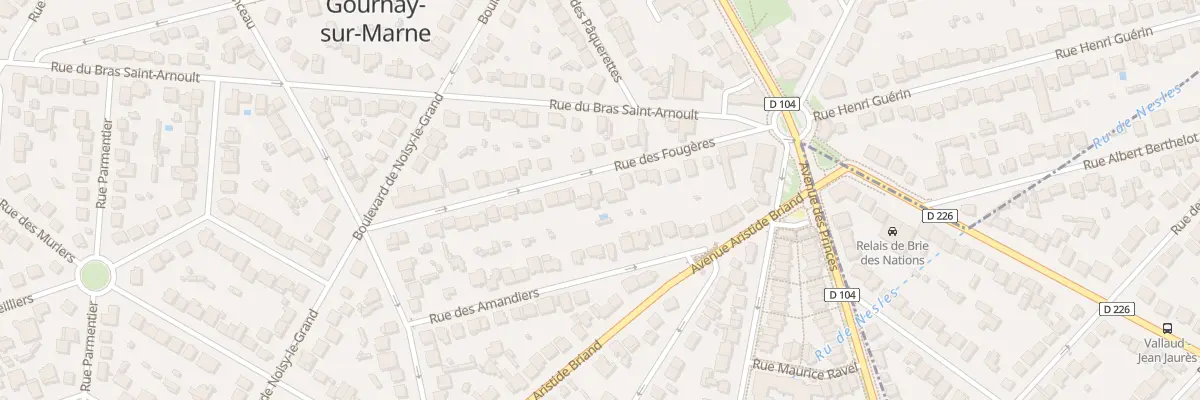 Plan du 23B Rue des Fougères à Gournay-sur-Marne