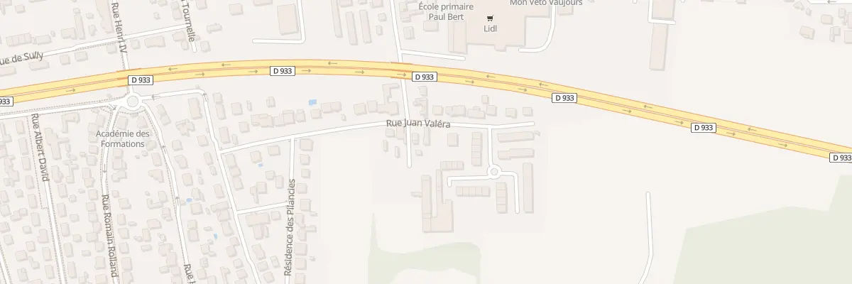Plan du 36 Rue Juan Valéra à Vaujours