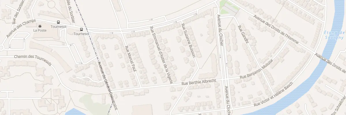 Plan du 21 Rue E d’Astier de la Vigerie à Savigny-le-Temple