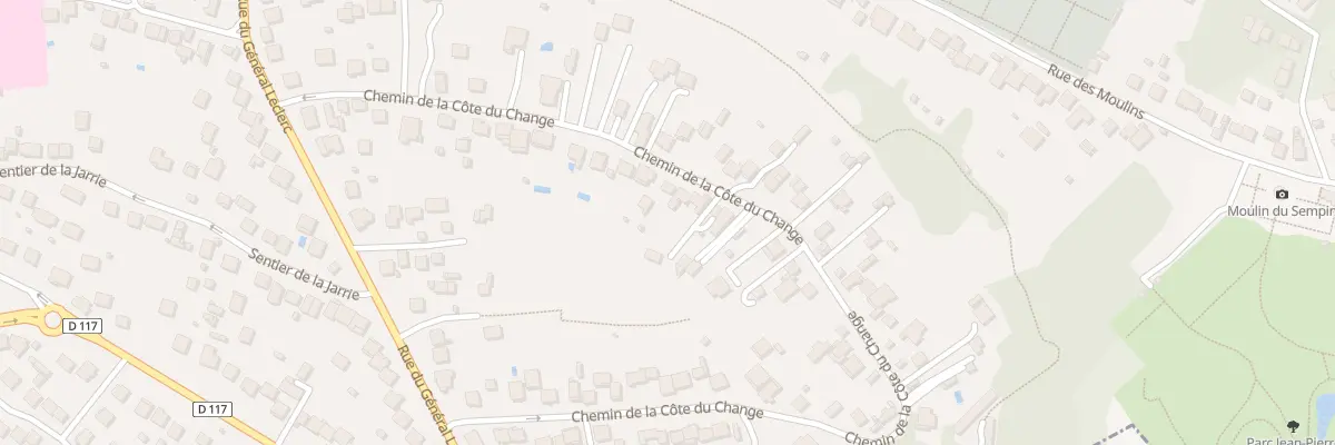 Plan du 50 Che de la Côte du Change à Montfermeil