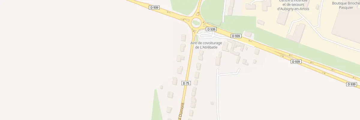 Plan du 4 Rue Paul Dumont à Aubigny-en-Artois