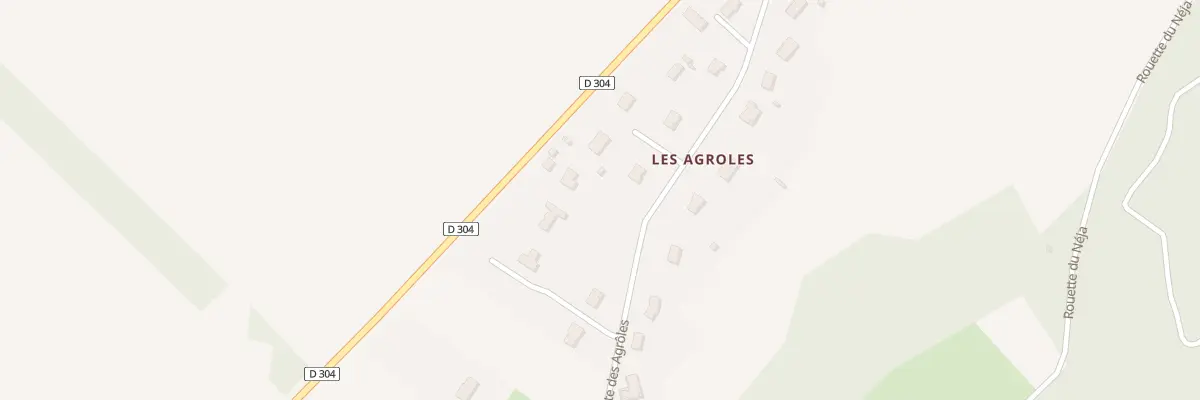 Plan du 25 Rte des Agroles à Lignerolles