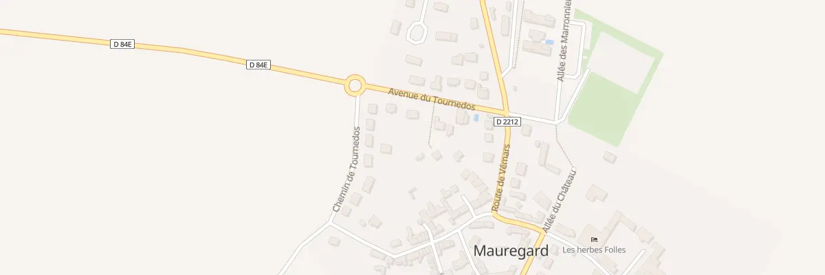 Plan du 9 Av du Tournedos à Mauregard
