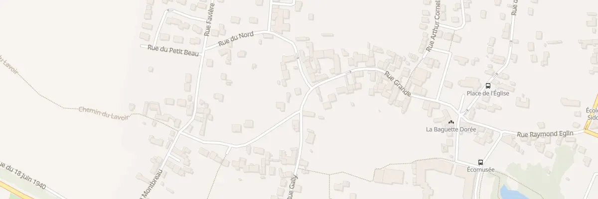 Plan du 38 Rue Grande à Savigny-le-Temple
