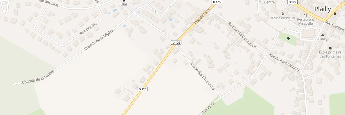Plan du 57 Rue de Paris à Plailly