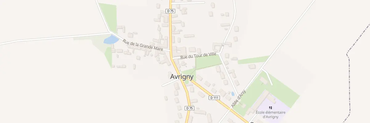 Plan du 28 Rue de la Jacquerie à Avrigny