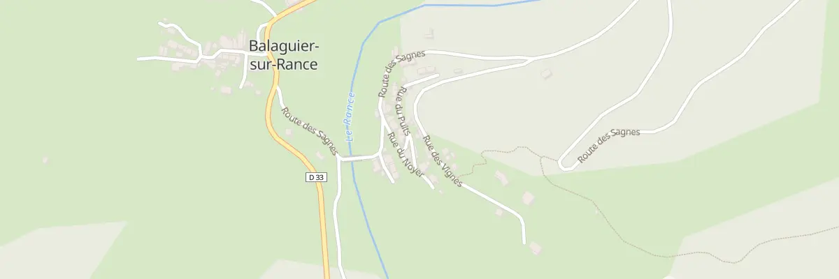 Plan du 5033 Balaguier sur Rance à Balaguier-sur-Rance