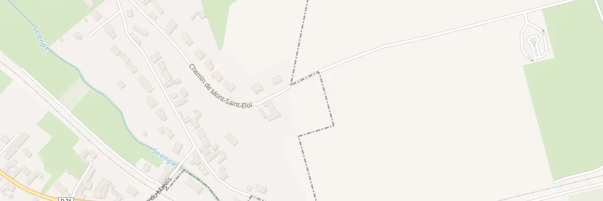 Plan du 24 Che de Mont Saint Eloi à Savy-Berlette