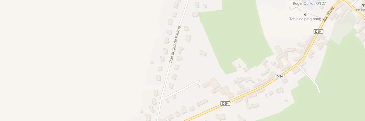 Plan du 150 Rue du Jeu de Paume à Hermaville
