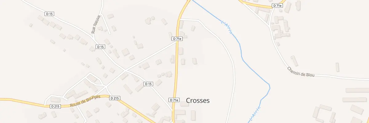 Plan du 9004F Rue des Tilleuls à Crosses