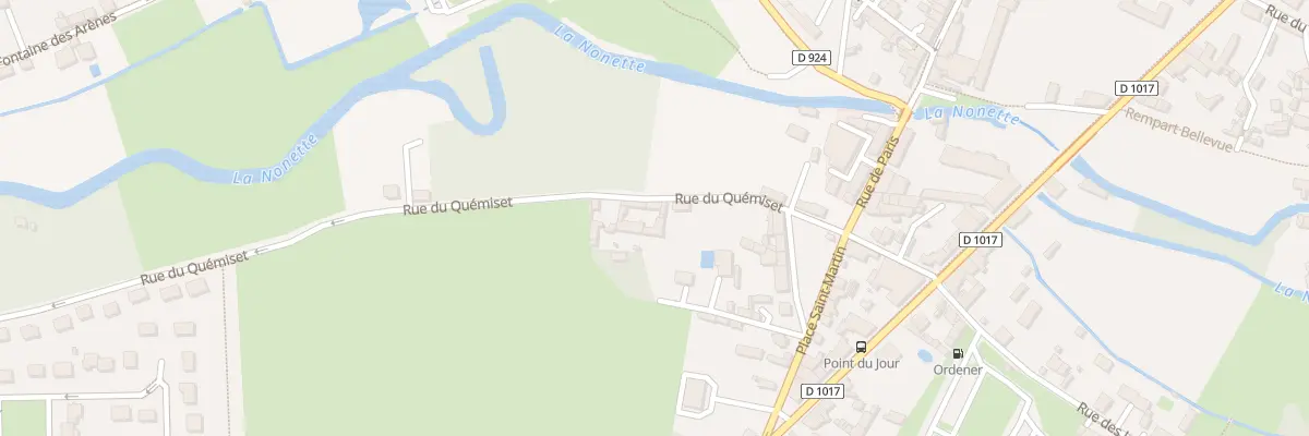 Plan du 9 Rue du Quemizet à Senlis