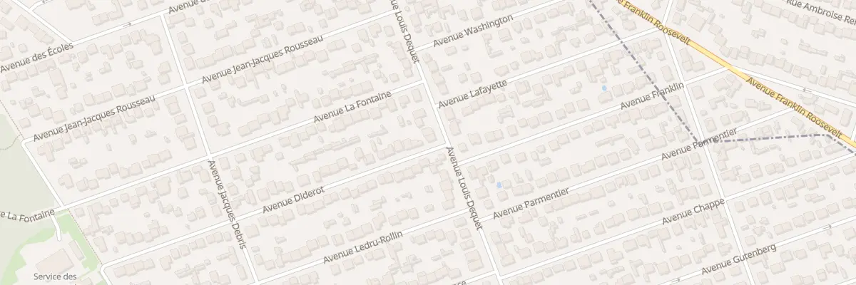 Plan du 2B Av Diderot à Tremblay-en-France