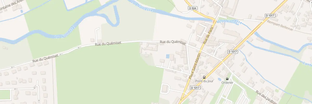 Plan du 7 Rue du Quemizet à Senlis