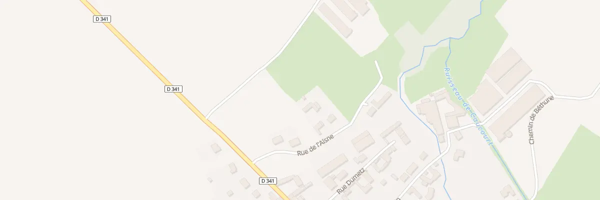 Plan du 115 Rue de l’Aisne à Gauchin-Légal
