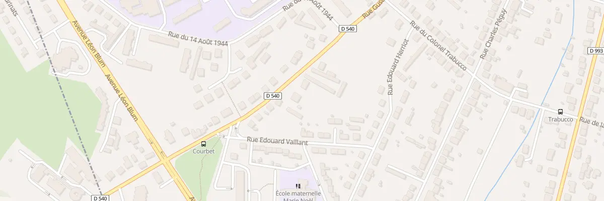 Plan du 121 Rue Gustave Courbet à Montluçon