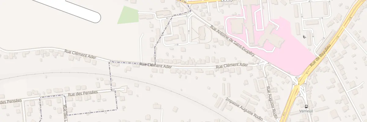 Plan du 30 Rue Clement Ader à Montluçon