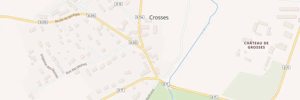 Plan du 6 Rte de Bourges à Crosses