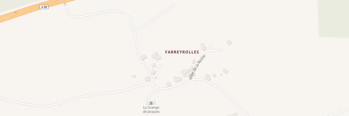 Plan du 5013F Farreyrolles à Bourg-Lastic