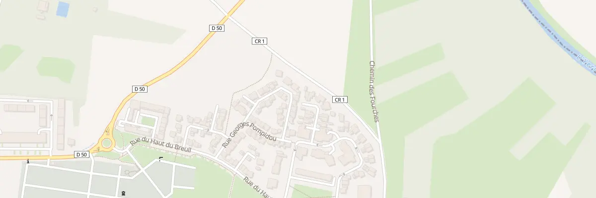 Plan du 44 Rue Georges Pompidou à Combs-la-Ville