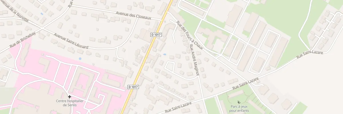 Plan du 9 Sq Saint Lazare à Senlis
