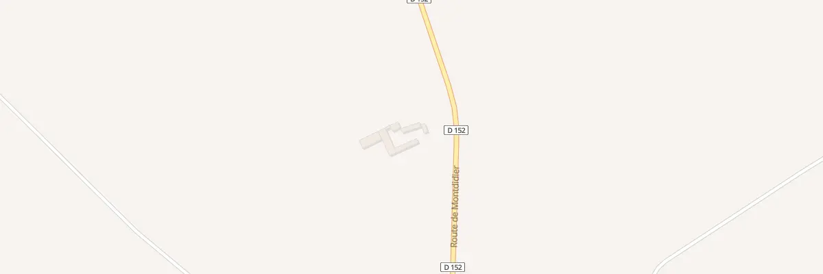Plan du 2 Rte de Montdidier au Ployron