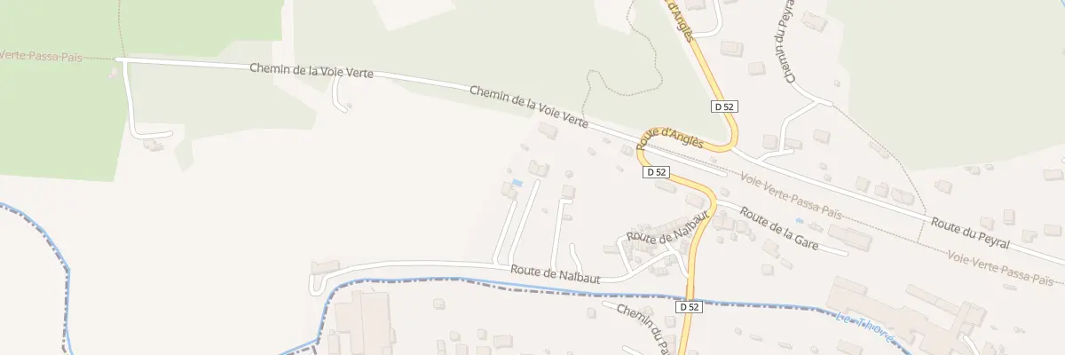 Plan du 28 Rte de Nalbaut à Rouairoux