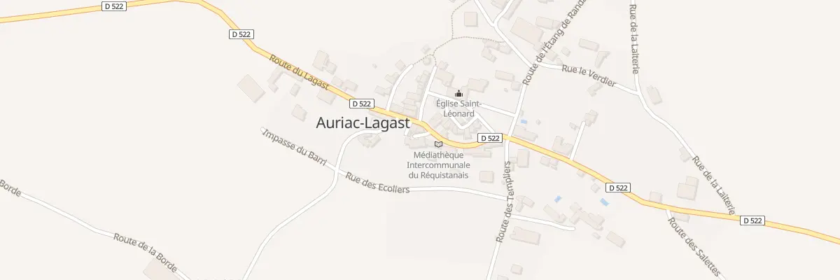 Plan du 5002 Auriac Lagast à Auriac-Lagast