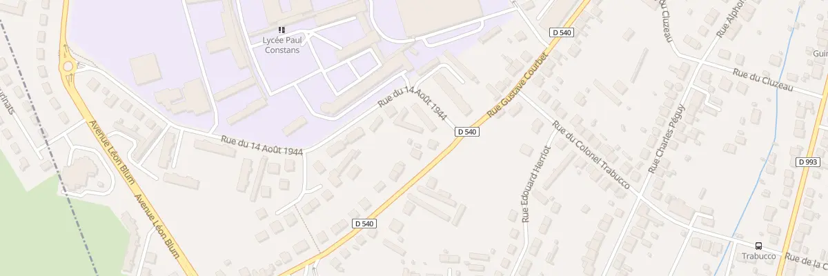 Plan du 72 Rue Gustave Courbet à Montluçon