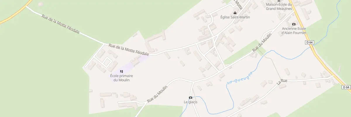 Plan du 3 Rue de la Motte Féodale à Épineuil-le-Fleuriel