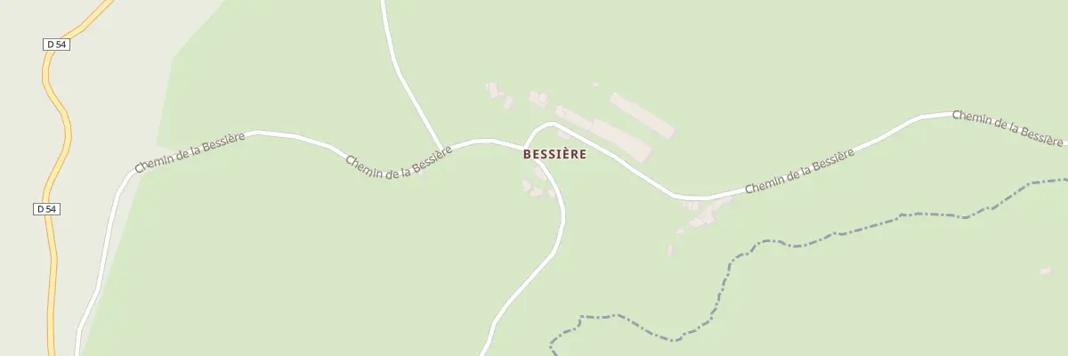 Plan du 5078 Bessiere à Berlats