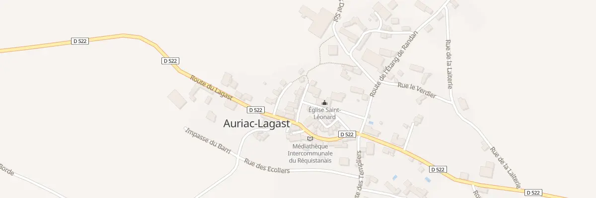 Plan du 5013 Auriac Lagast à Auriac-Lagast