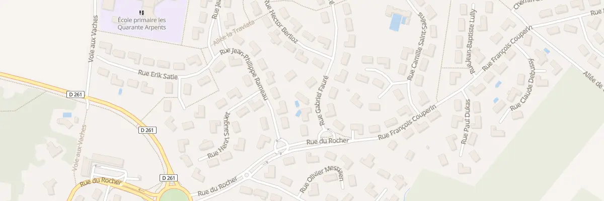 Plan du 5 Rue Gabriel Fauré à Santeny