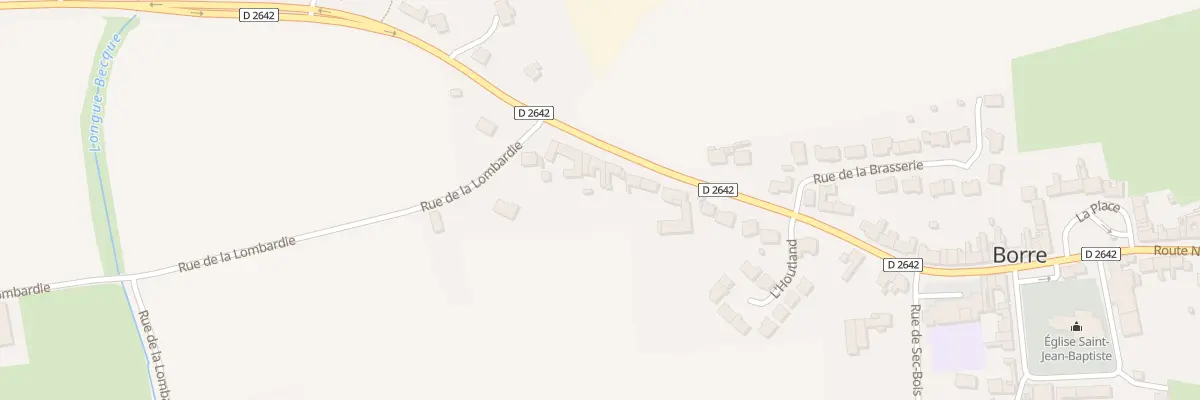 Plan du 1070 Rte Nationale à Borre