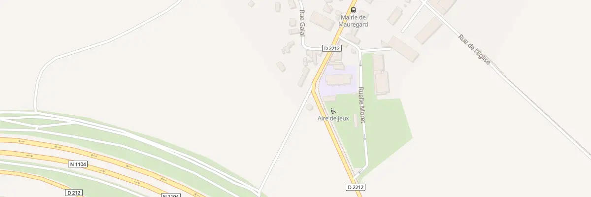 Plan du 1 Rue de la Grande Allée à Mauregard