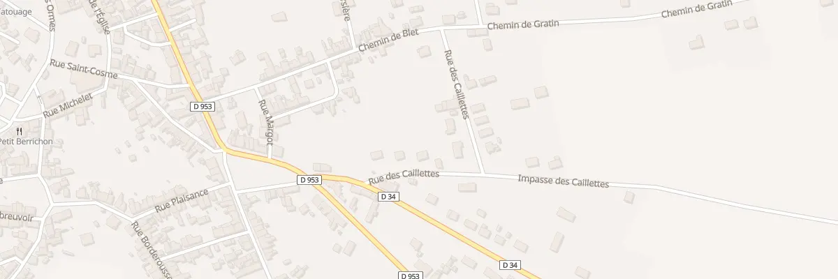 Plan du 7 Rue des Caillettes à Dun-sur-Auron